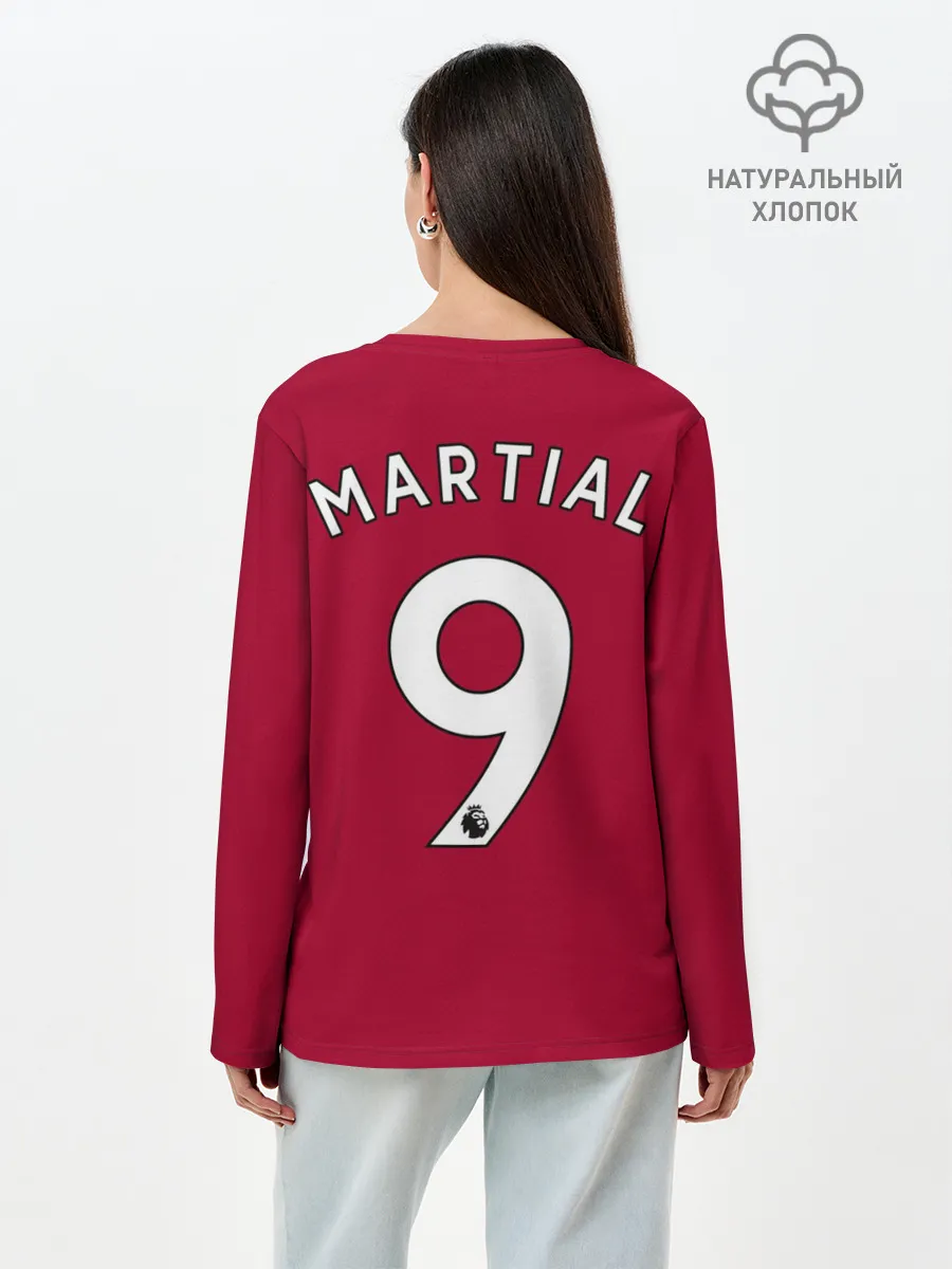 Лонгслив женский. Хлопок / Martial Manchester United 2020