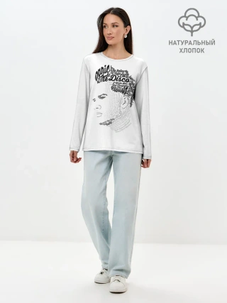 Лонгслив женский. Хлопок / Panic at the disco