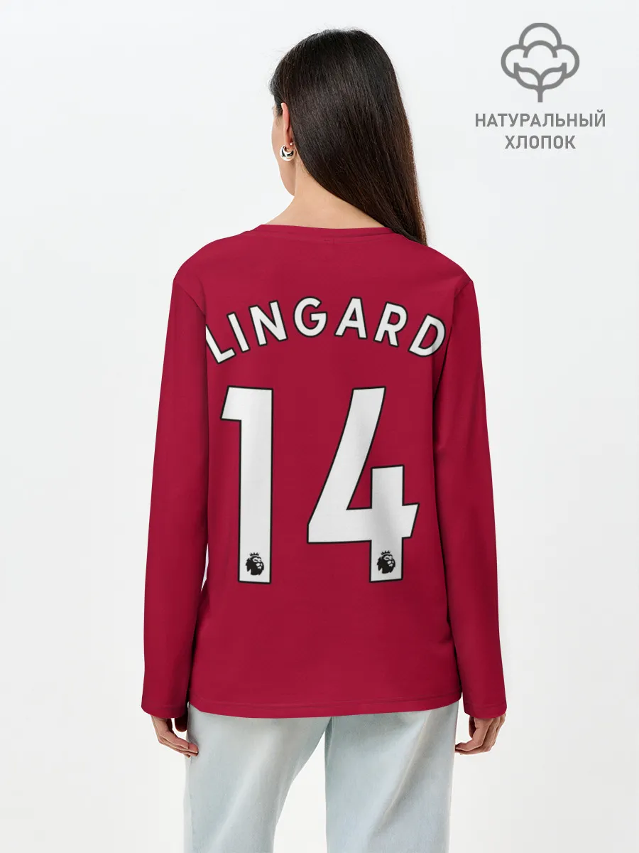 Лонгслив женский. Хлопок / Lingard Manchester United