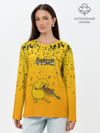 Лонгслив женский. Хлопок / Jake-musician