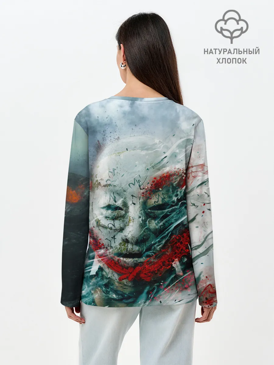 Лонгслив женский. Хлопок / Shadows of the Hitokiri