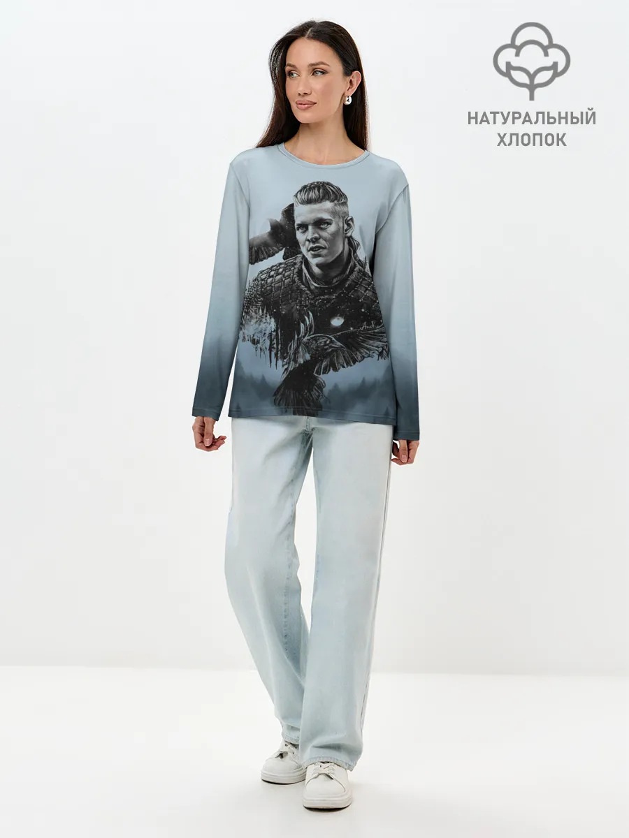 Лонгслив женский. Хлопок / vikings