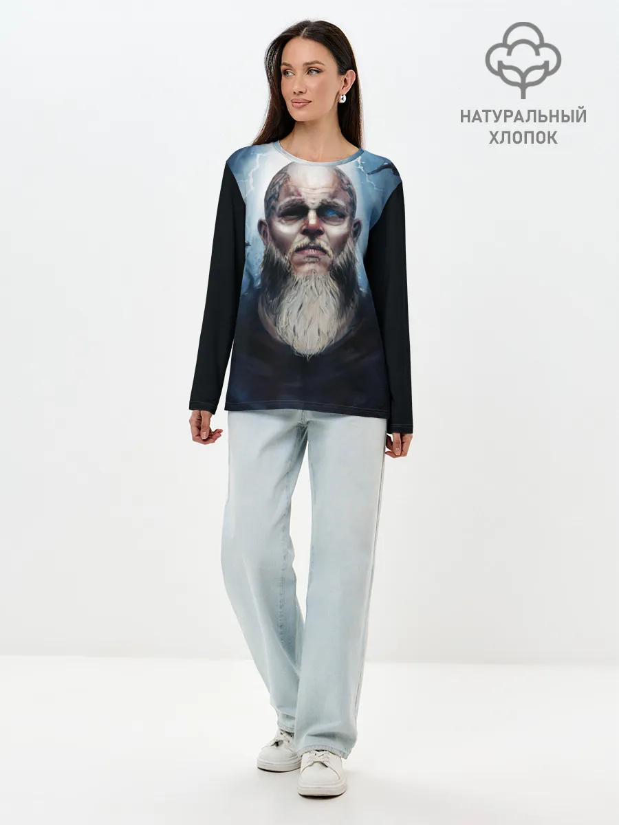 Лонгслив женский. Хлопок / ragnar