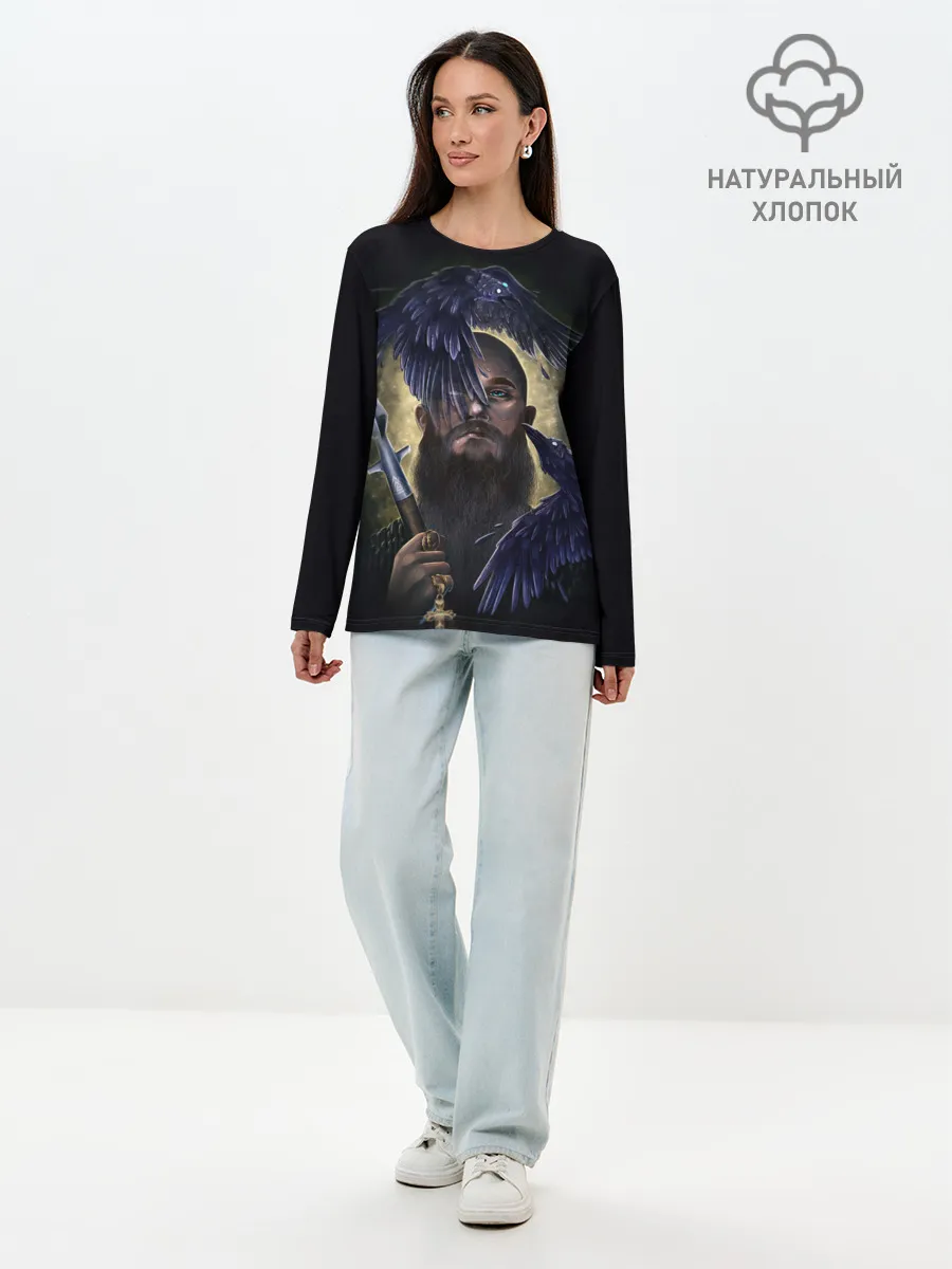 Лонгслив женский. Хлопок / vikings