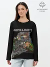 Лонгслив женский. Хлопок / MINECRAFT