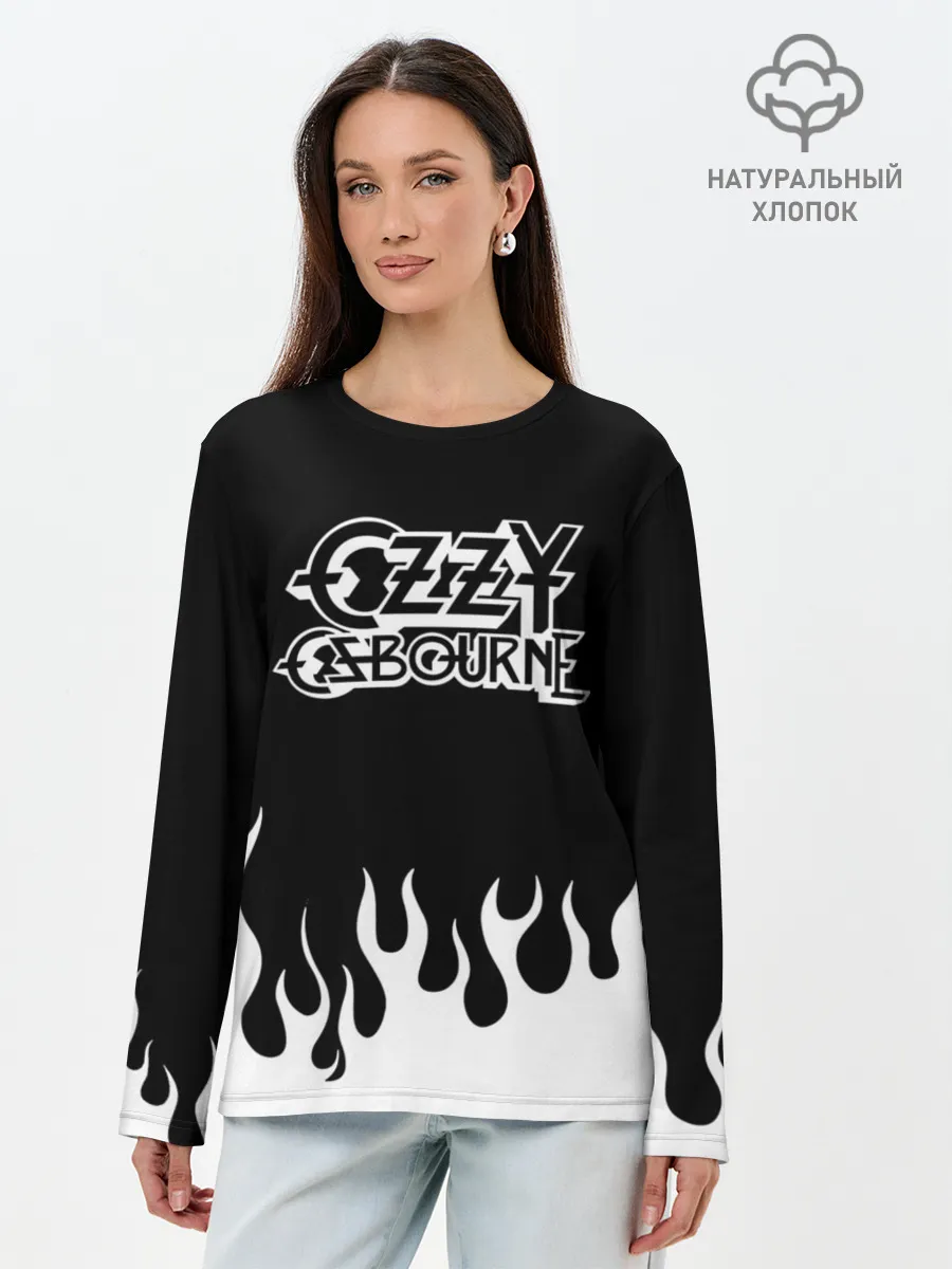 Лонгслив женский. Хлопок / Ozzy Osbourne