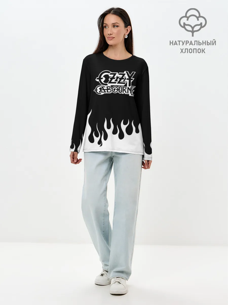 Лонгслив женский. Хлопок / Ozzy Osbourne