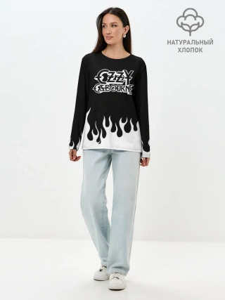 Лонгслив женский. Хлопок / Ozzy Osbourne