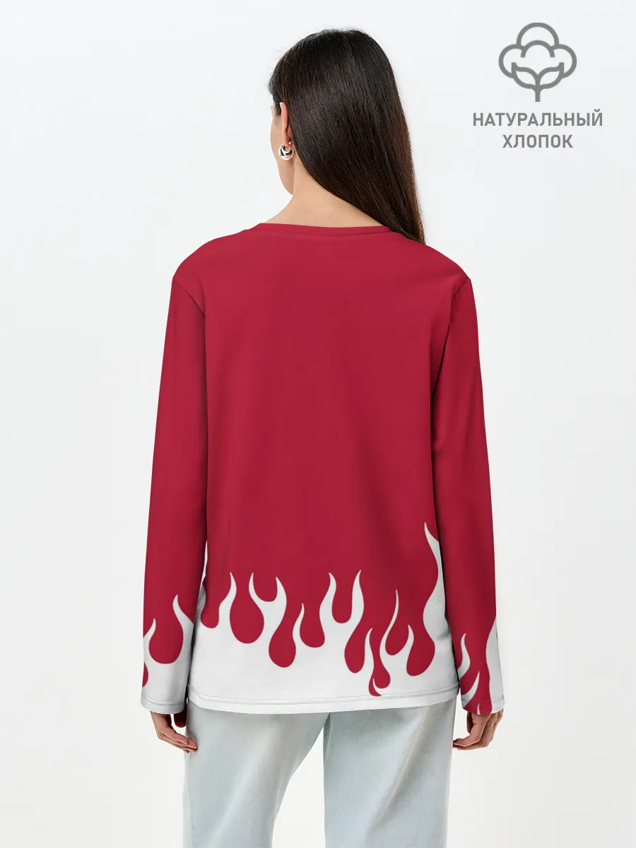 Лонгслив женский. Хлопок / AC DC