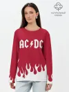 Лонгслив женский. Хлопок / AC DC