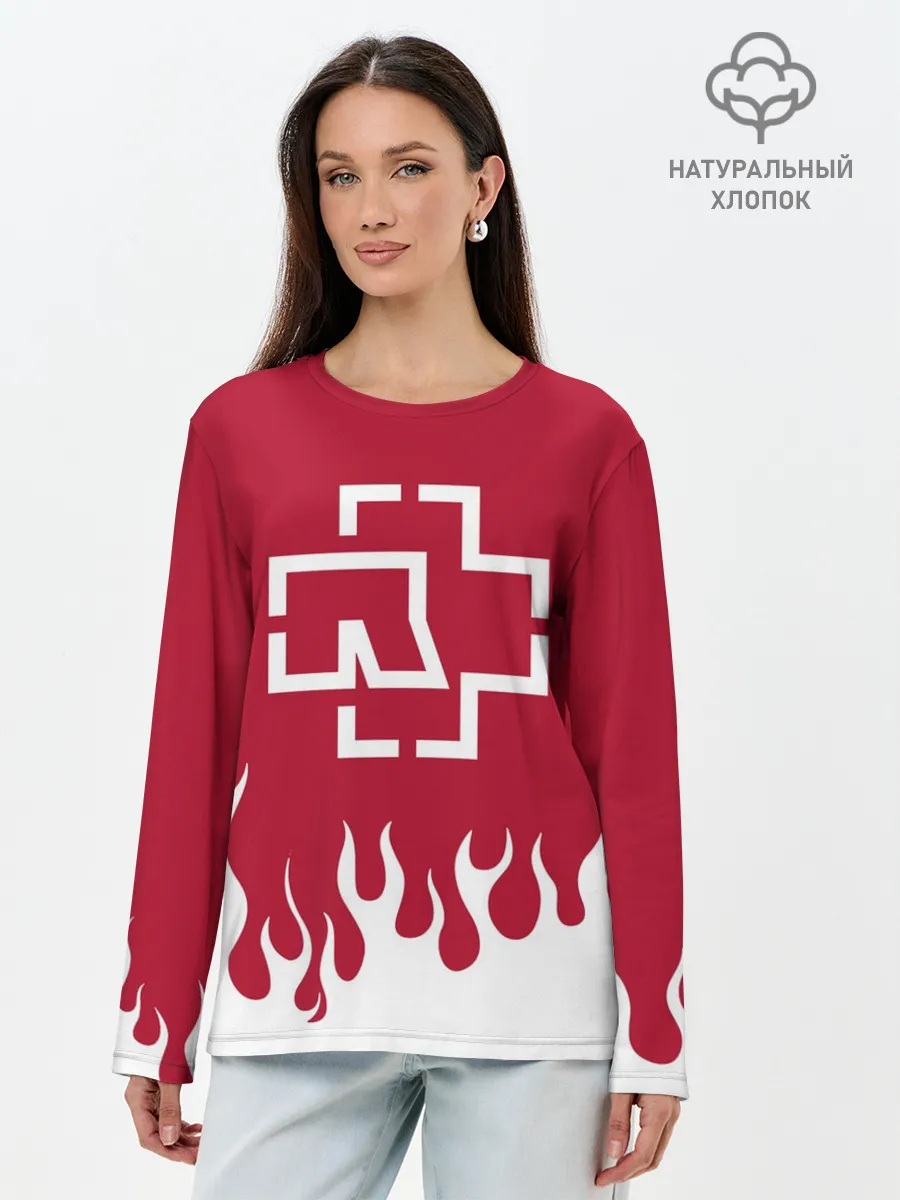 Лонгслив женский. Хлопок / Rammstein