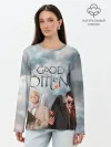 Лонгслив женский. Хлопок / Good Omens