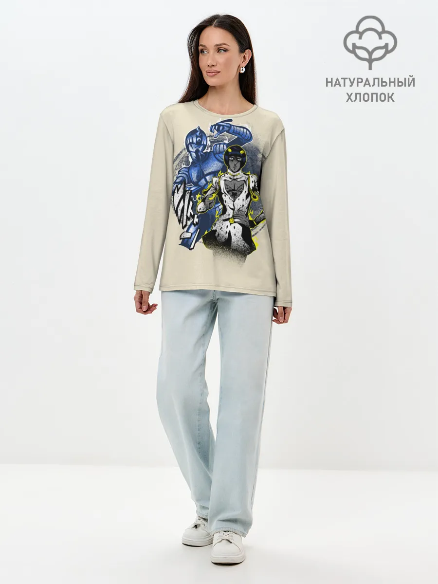 Лонгслив женский. Хлопок / JoJo Bizarre Adventure