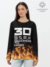 Лонгслив женский. Хлопок / 30 Seconds To Mars