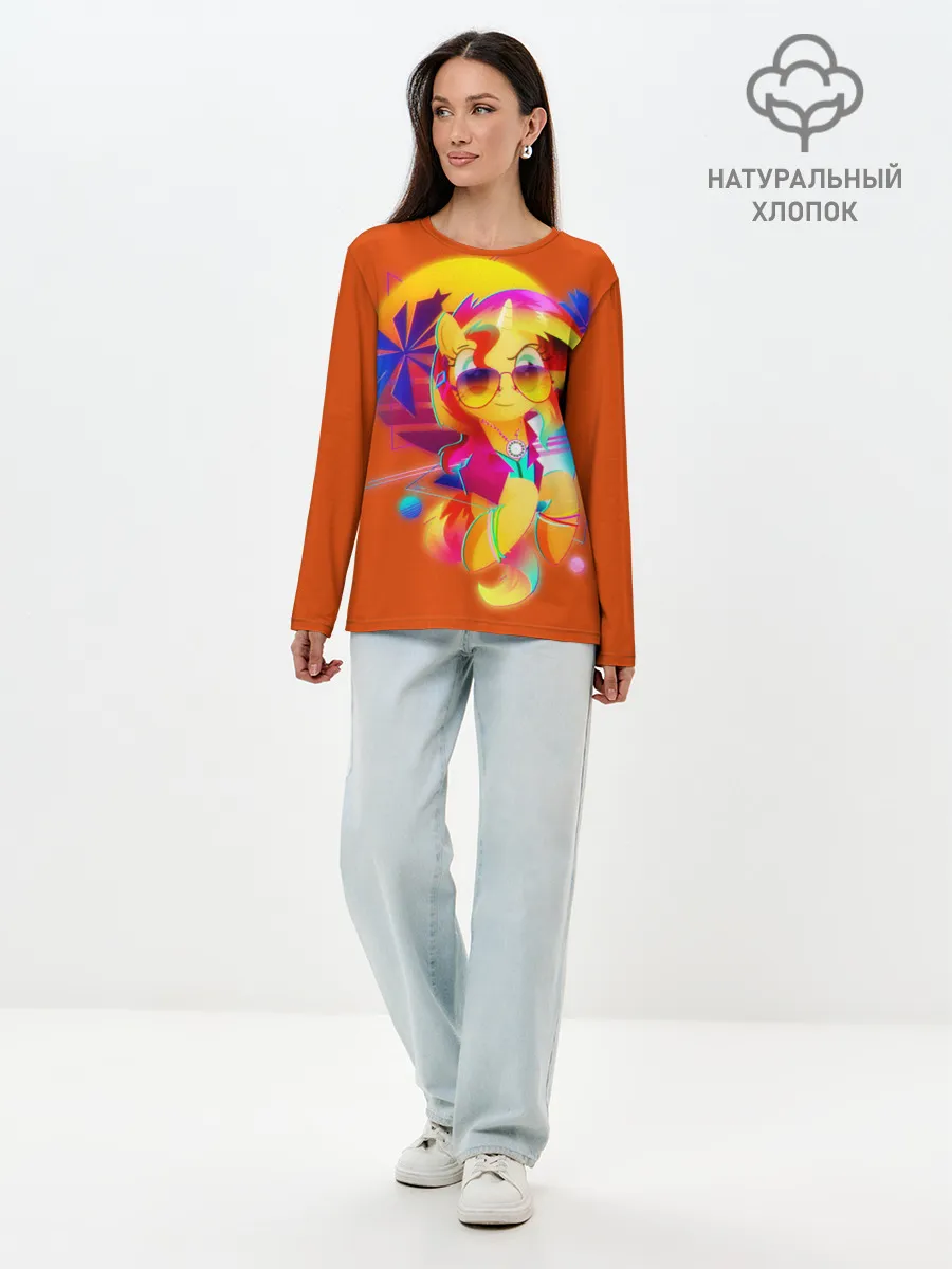 Лонгслив женский. Хлопок / My little pony