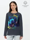 Лонгслив женский. Хлопок / My little pony Luna