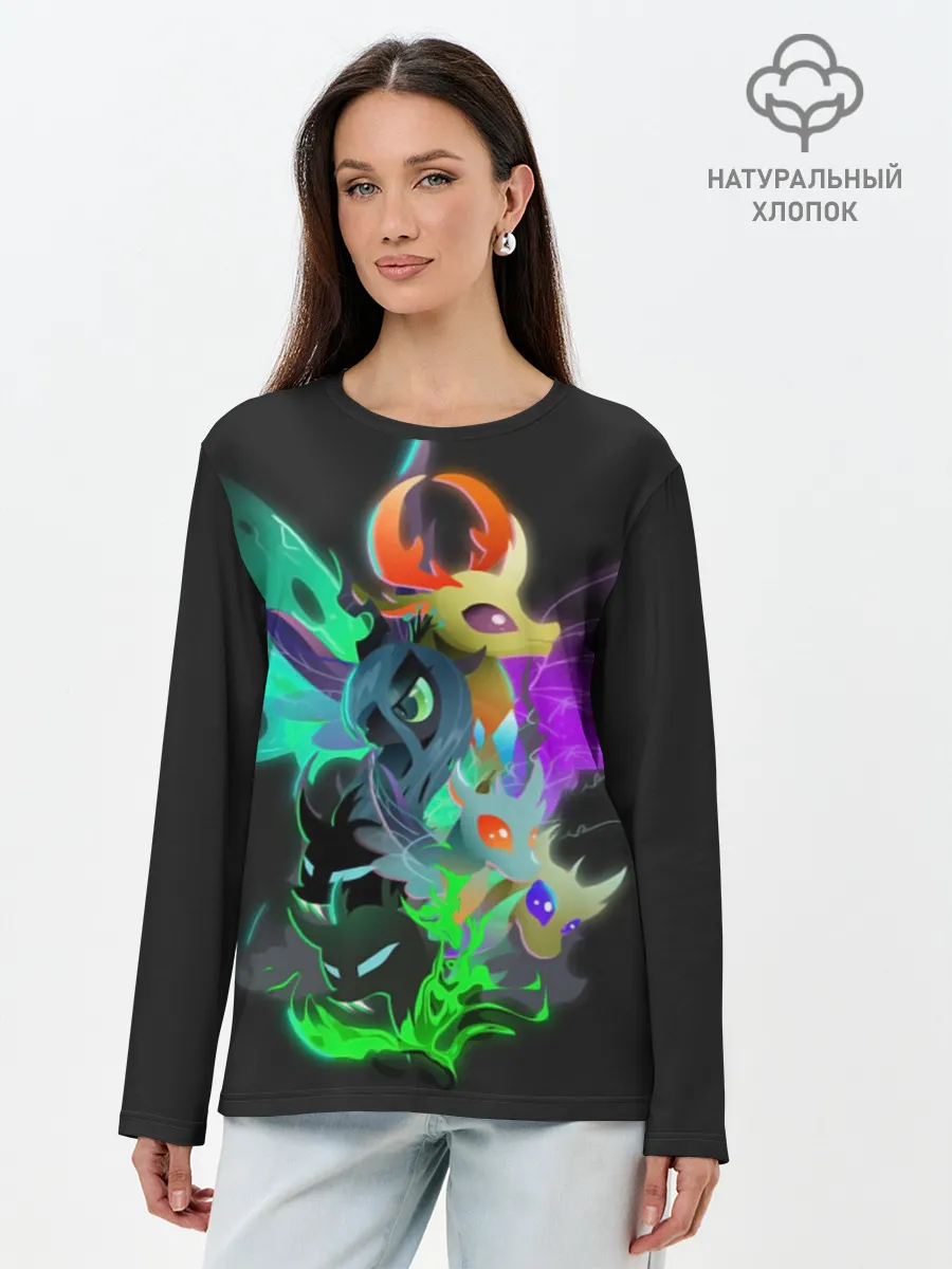 Лонгслив женский. Хлопок / My little pony