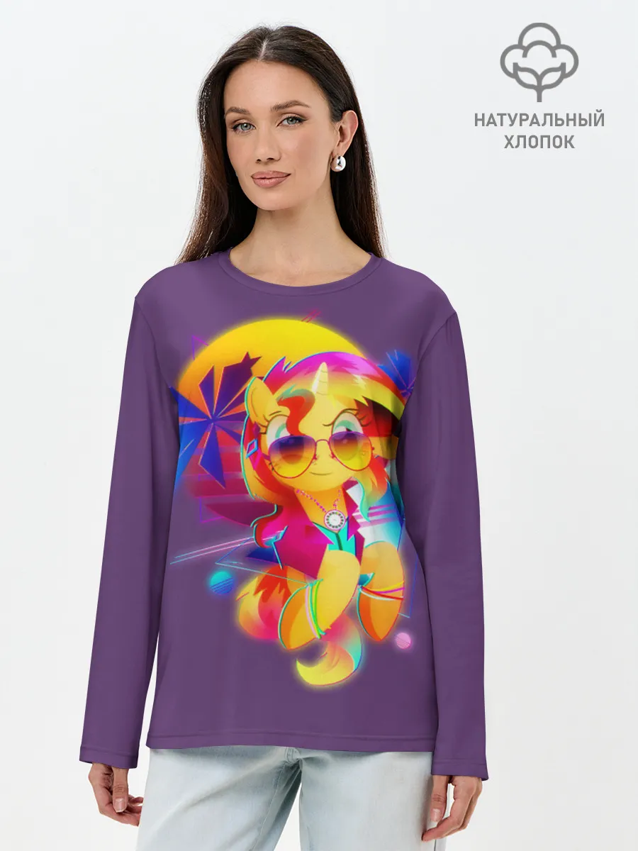 Лонгслив женский. Хлопок / My little pony