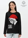 Лонгслив женский. Хлопок / Новогодний Острые Козырьки