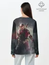 Лонгслив женский. Хлопок / Shadows of the Hitokiri art