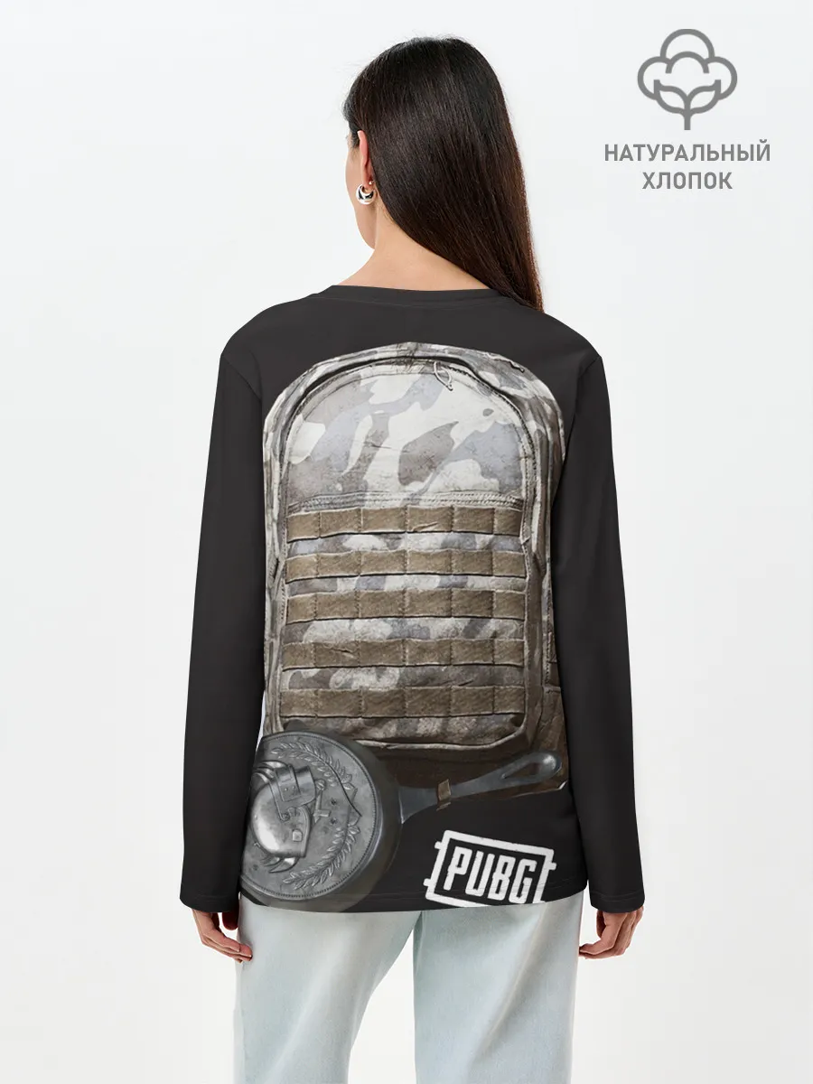 Лонгслив женский. Хлопок / PUBG снаряжение