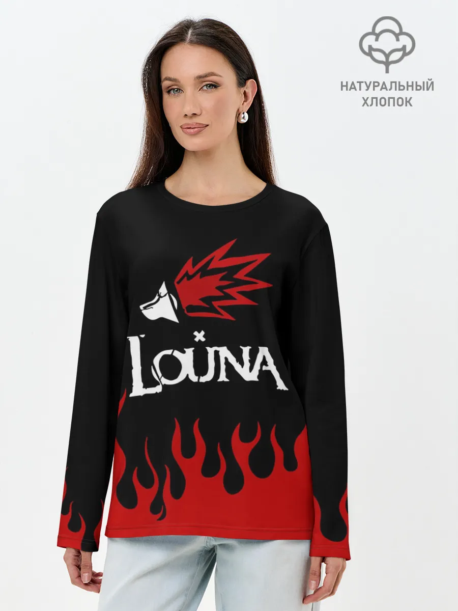 Лонгслив женский. Хлопок / Louna
