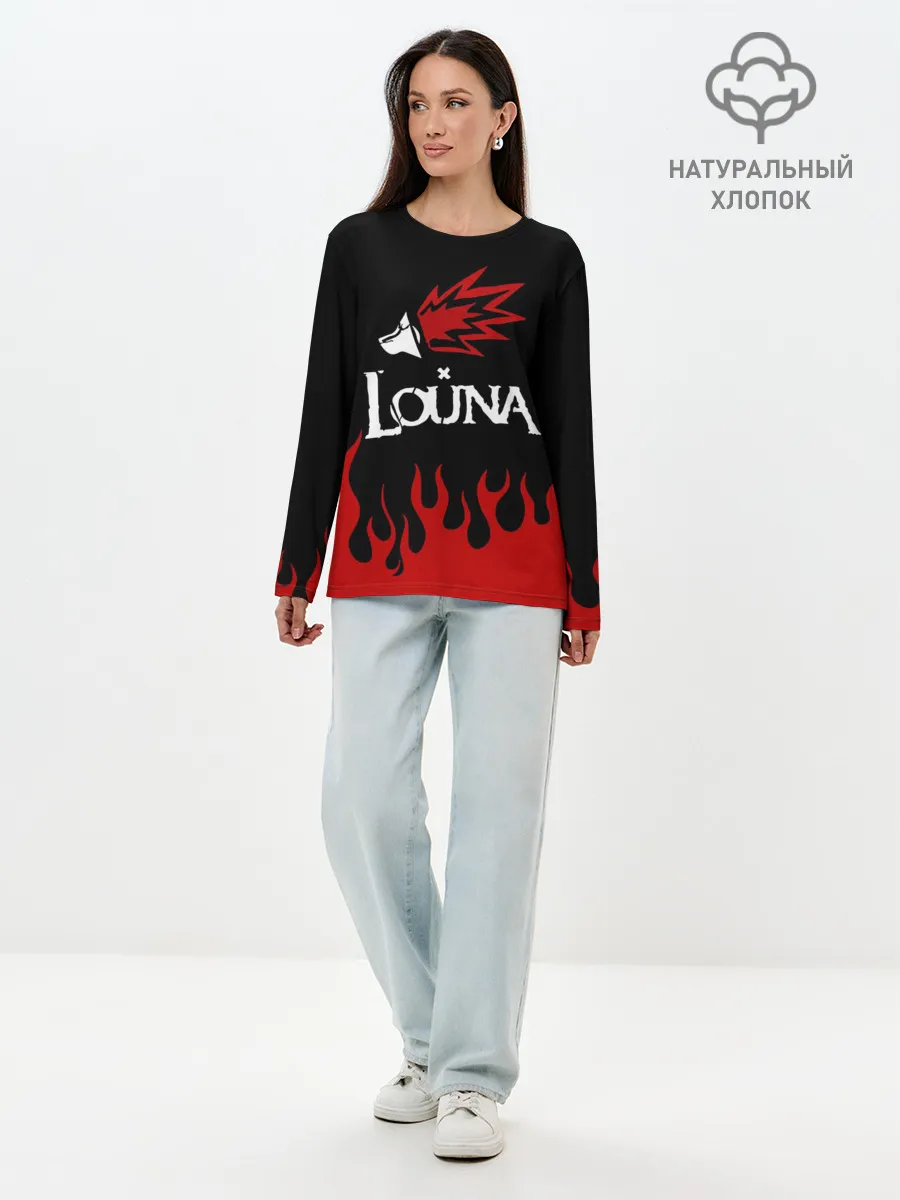 Лонгслив женский. Хлопок / Louna