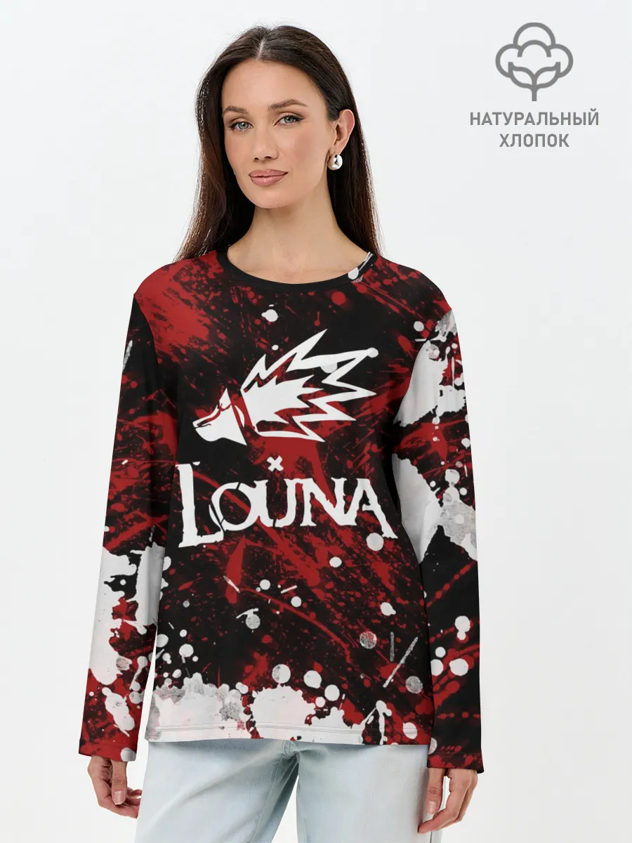 Лонгслив женский. Хлопок / Louna