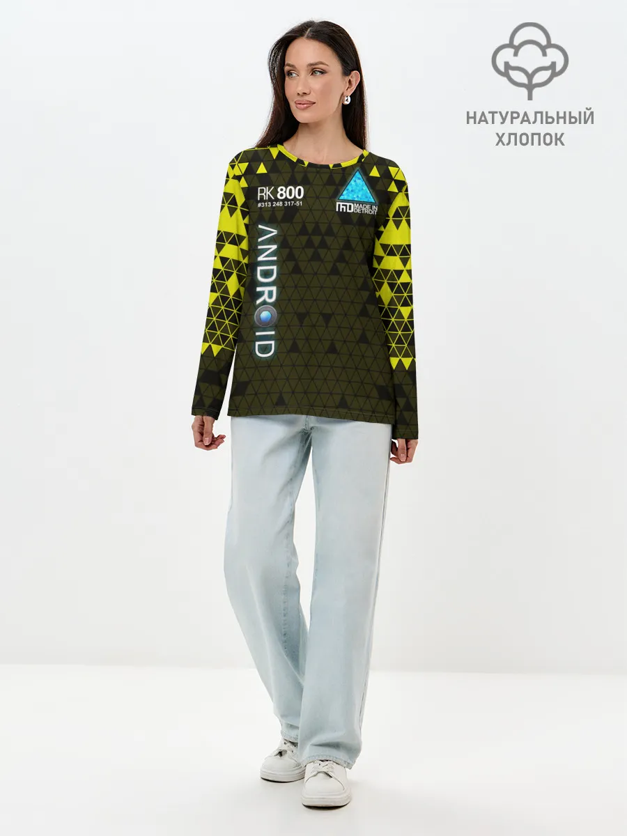 Лонгслив женский. Хлопок / DETROIT: BECOME HUMAN.