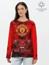 Лонгслив женский. Хлопок / Manchester United