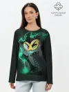 Лонгслив женский. Хлопок / Отель Хазбин