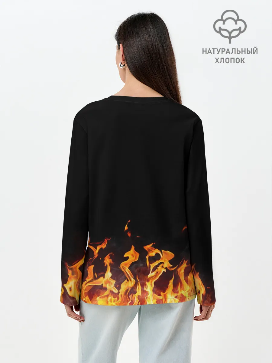 Лонгслив женский. Хлопок / Ария