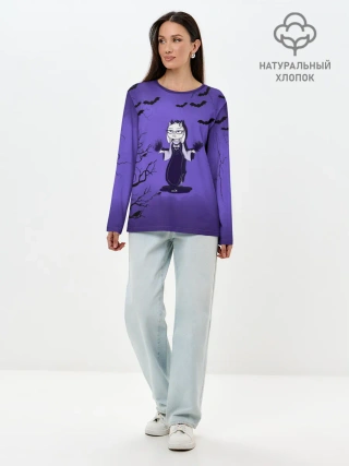 Лонгслив женский. Хлопок / UNDERTALE.