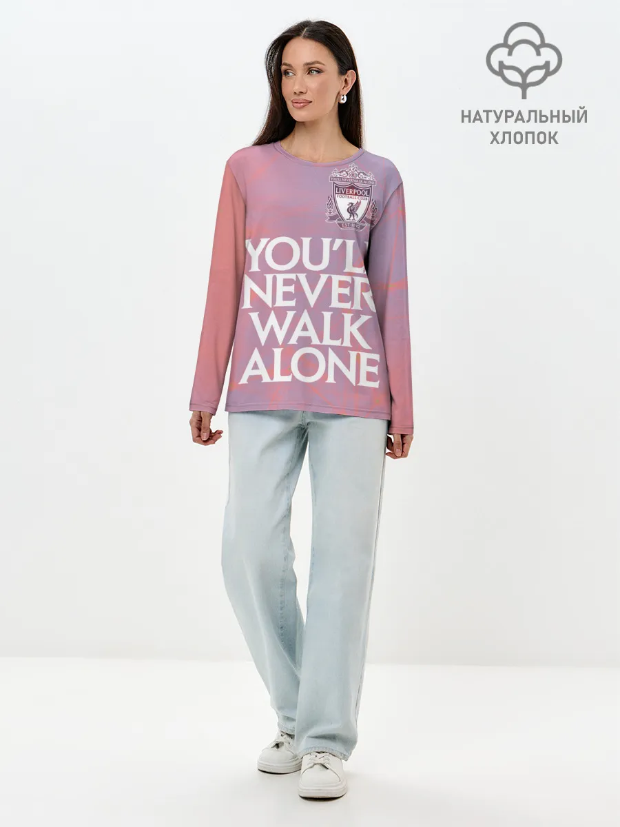 Лонгслив женский. Хлопок / LIVERPOOL