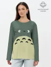 Лонгслив женский. Хлопок / totoro