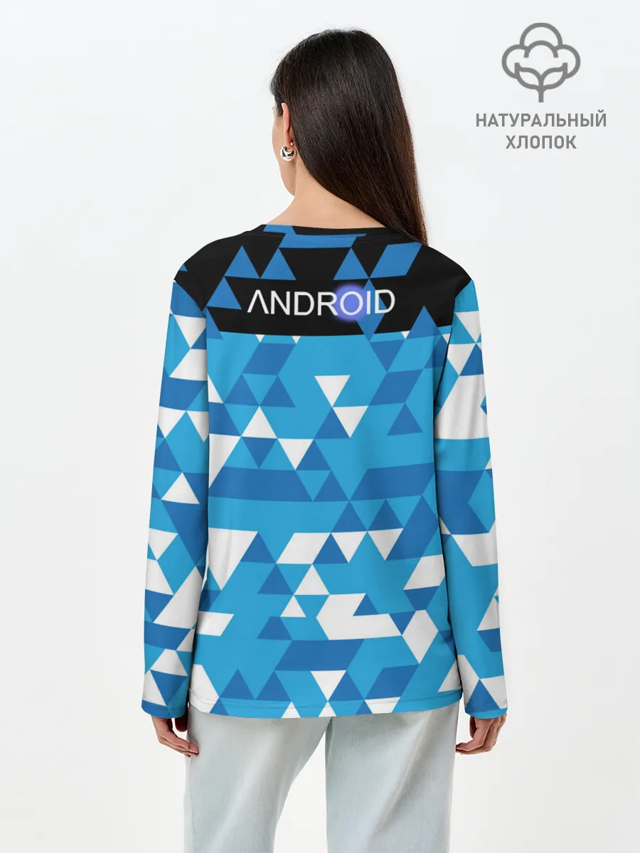 Лонгслив женский. Хлопок / Detroit:become