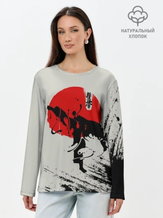 Лонгслив женский. Хлопок / Kyokushinkai Karate