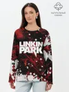 Лонгслив женский. Хлопок / Linkin Park