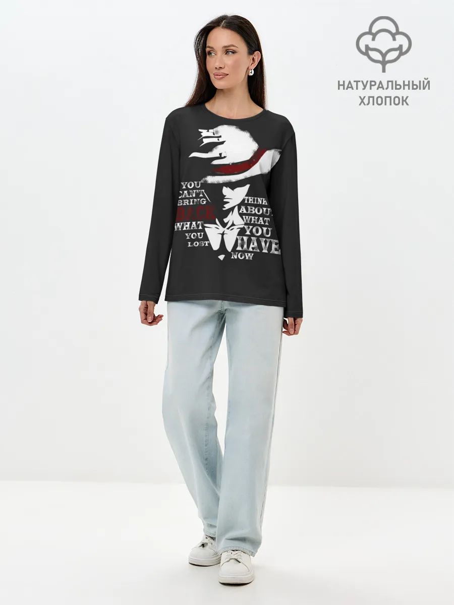 Лонгслив женский. Хлопок / Утраченного не вернуть One Piece