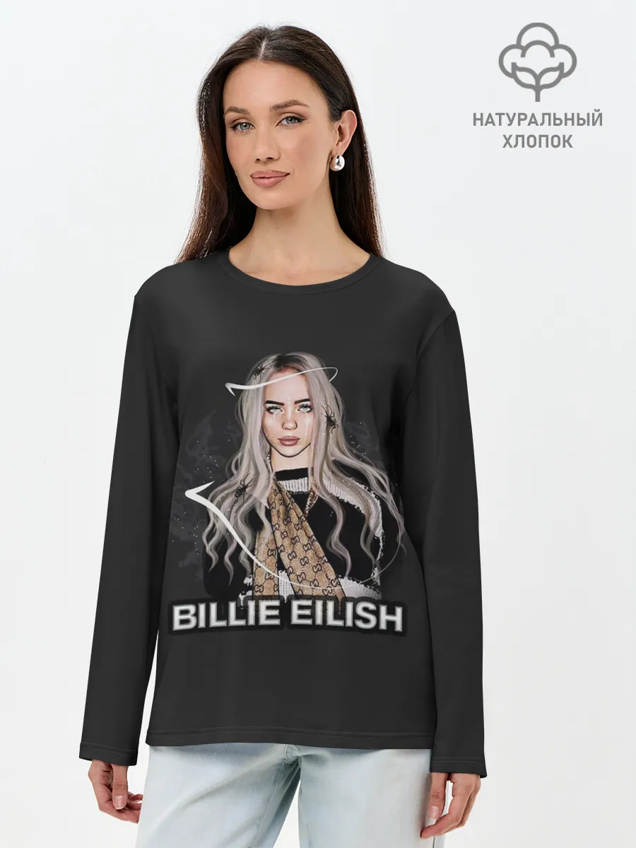 Лонгслив женский. Хлопок / BILLIE EILISH