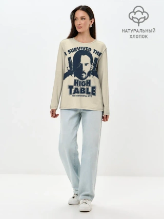 Лонгслив женский. Хлопок / John Wick