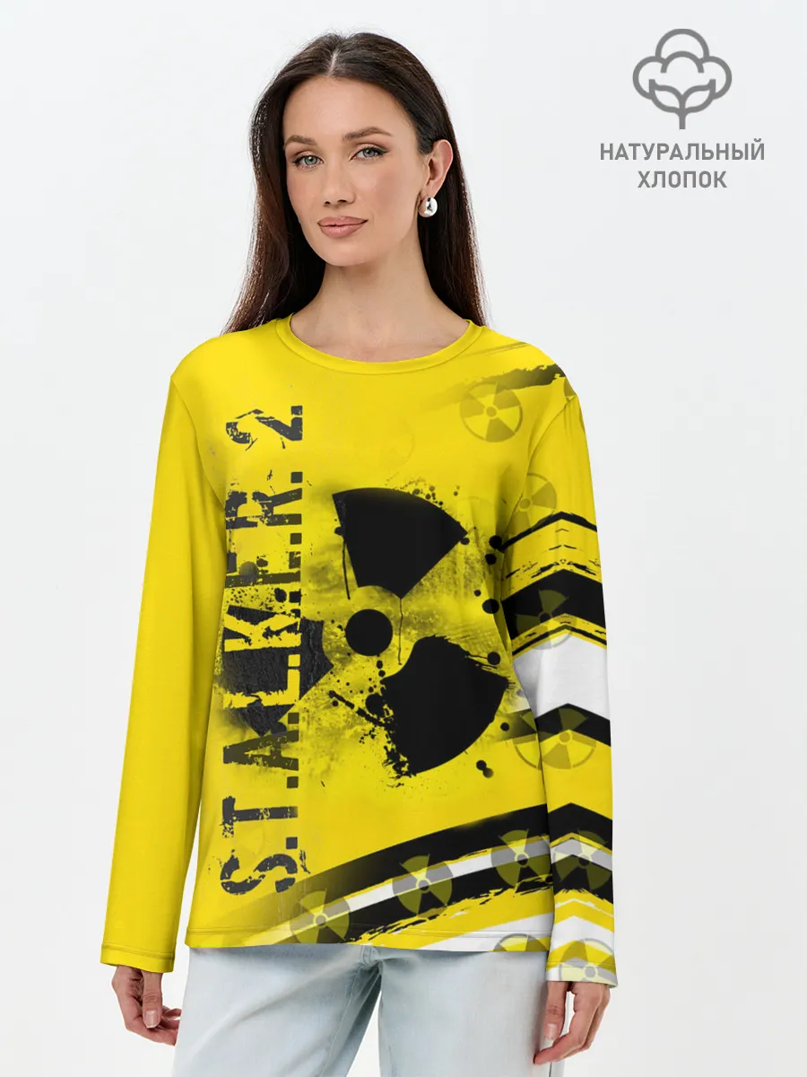 Лонгслив женский. Хлопок / S.T.A.L.K.E.R