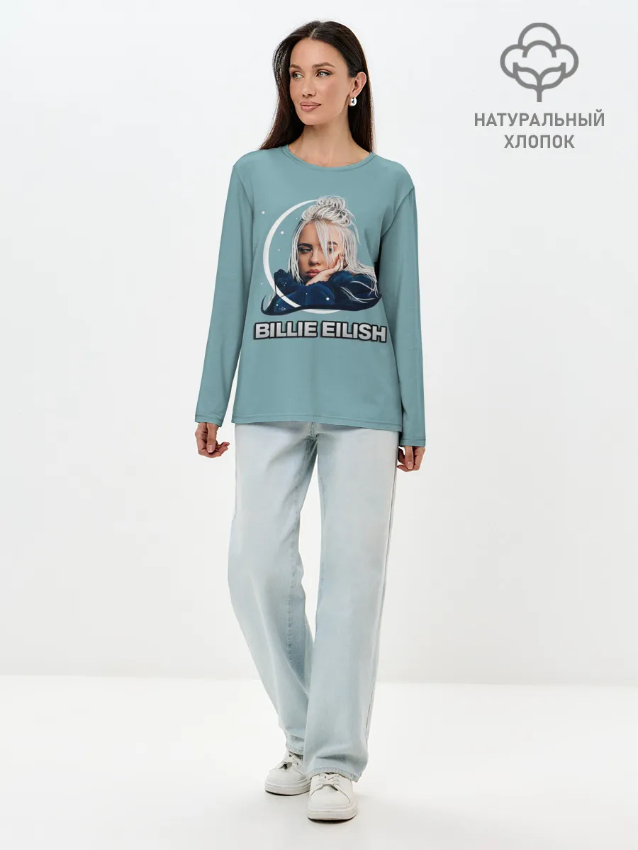 Лонгслив женский. Хлопок / BILLIE EILISH