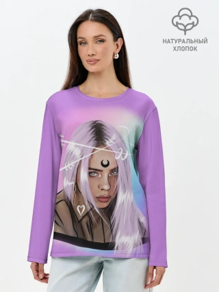 Лонгслив женский. Хлопок / BILLIE EILISH