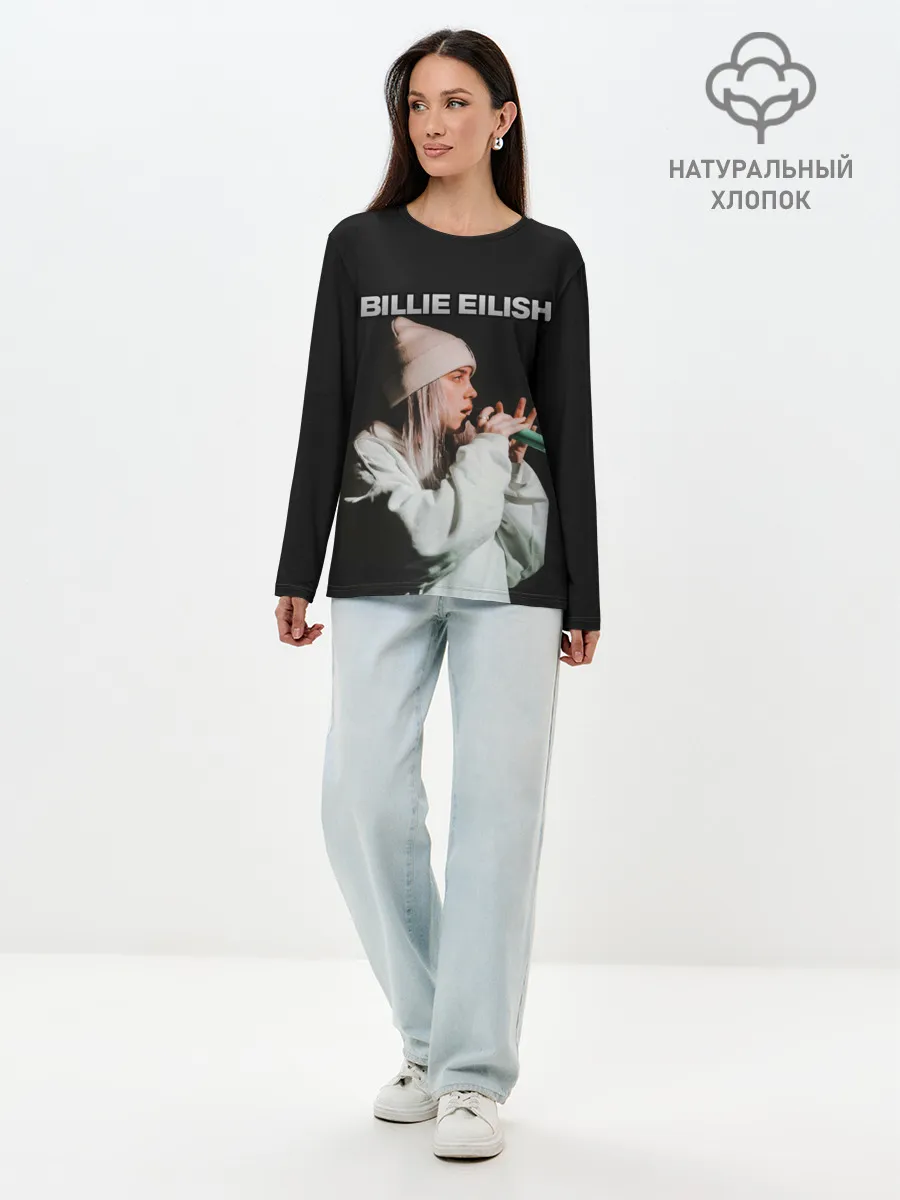 Лонгслив женский. Хлопок / BILLIE EILISH