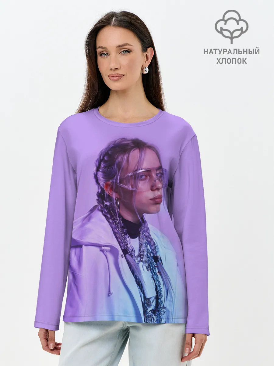 Лонгслив женский. Хлопок / BILLIE EILISH