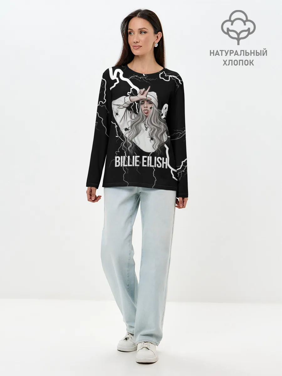 Лонгслив женский. Хлопок / BILLIE EILISH
