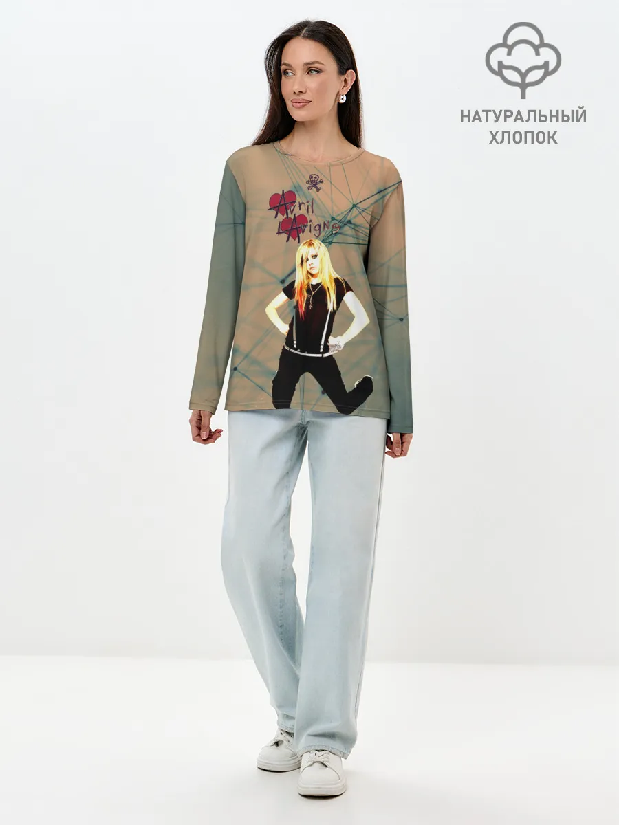 Лонгслив женский. Хлопок / Avril Lavigne