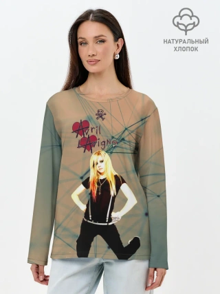 Лонгслив женский. Хлопок / Avril Lavigne
