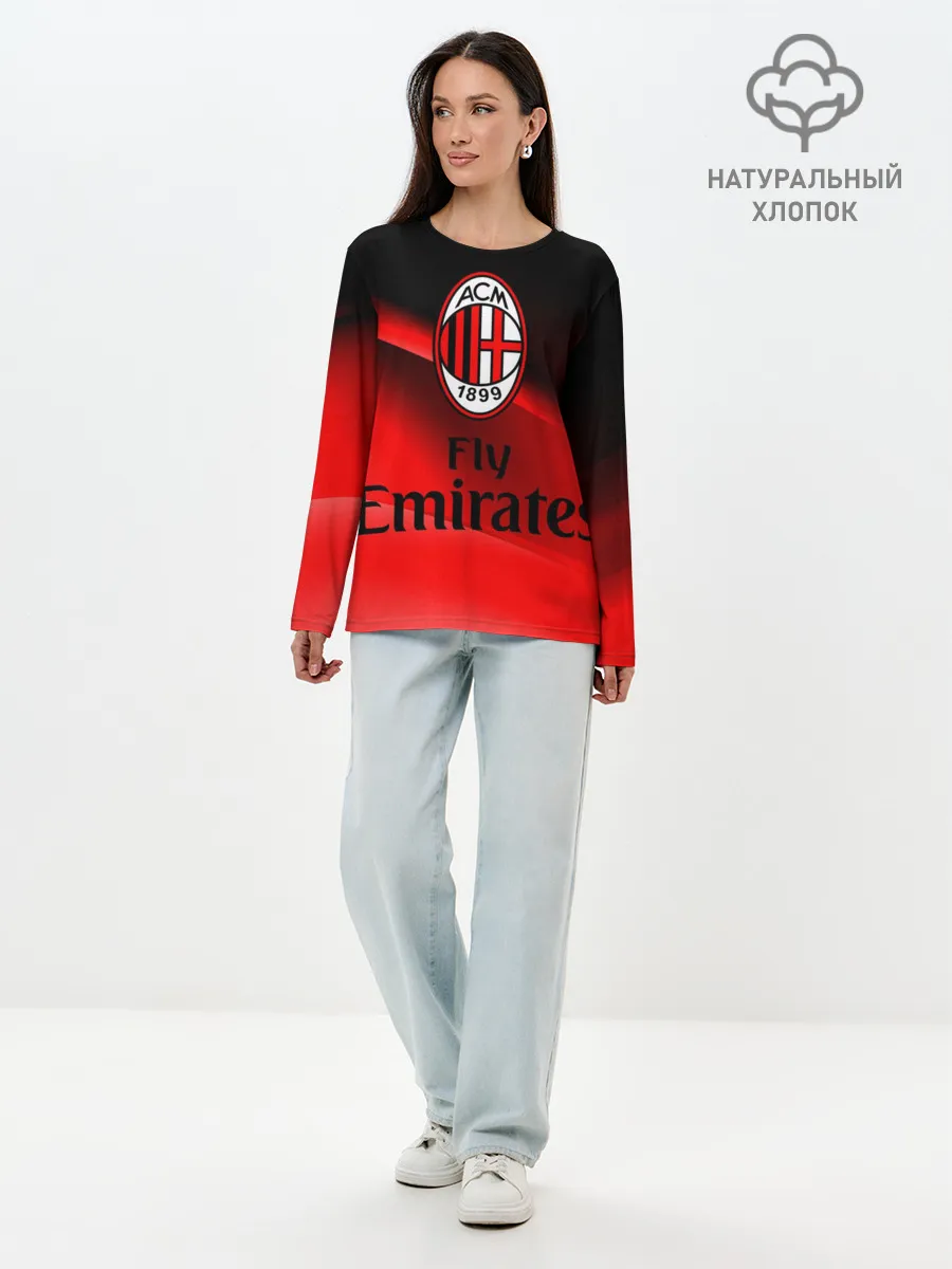 Лонгслив женский. Хлопок / Милан